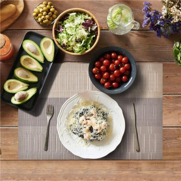 Placemats, Placemats Set of 6, Heat Resistant Place Mats, Washable PVC - Picture 5 of 7